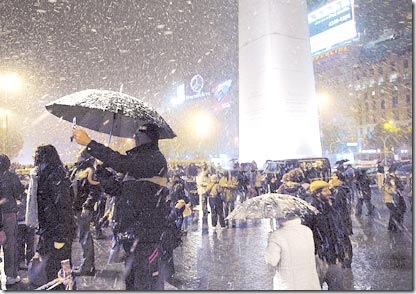 nieve en buenos aires 9 de julio de 2007